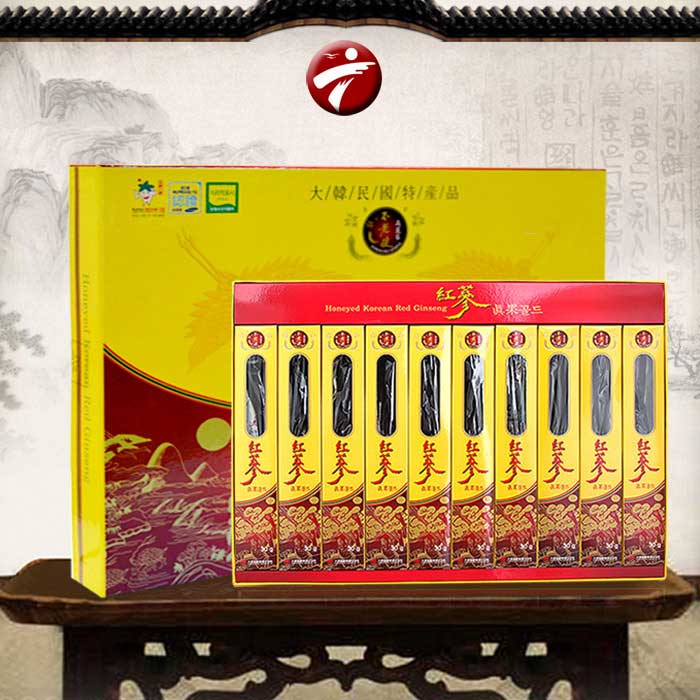 Hồng Sâm Mật Ong 10 Củ Deadong – Honeyed Korean Red Ginseng Gold