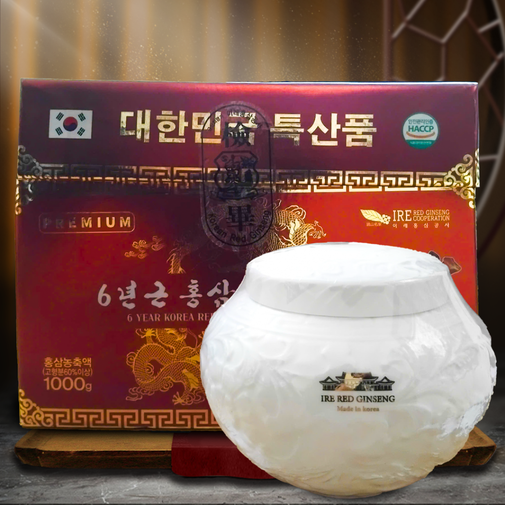 Cao Hồng Sâm Kanghwa Hàn Quốc 6 Năm Tuổi Hũ 1kg