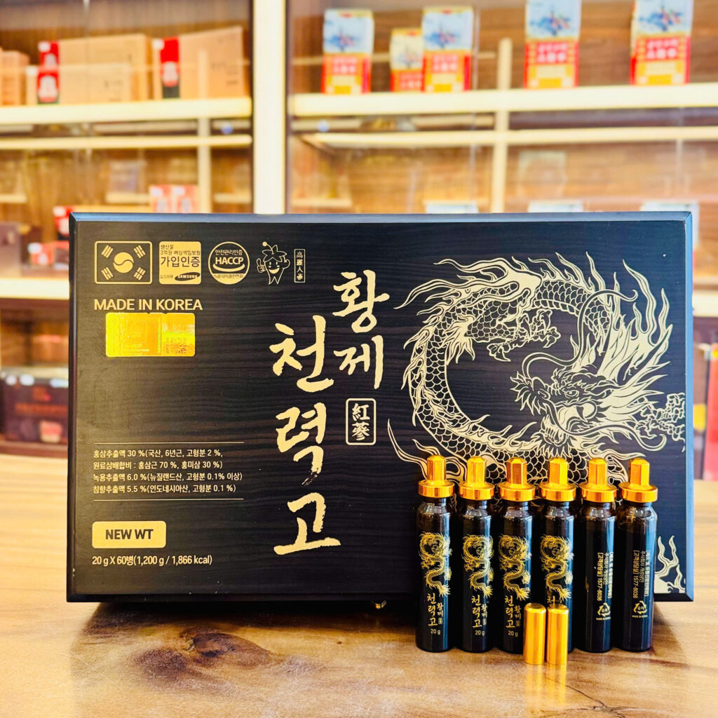 Tinh Chất Hồng Sâm Hàn Quốc Hộp 60 Ống