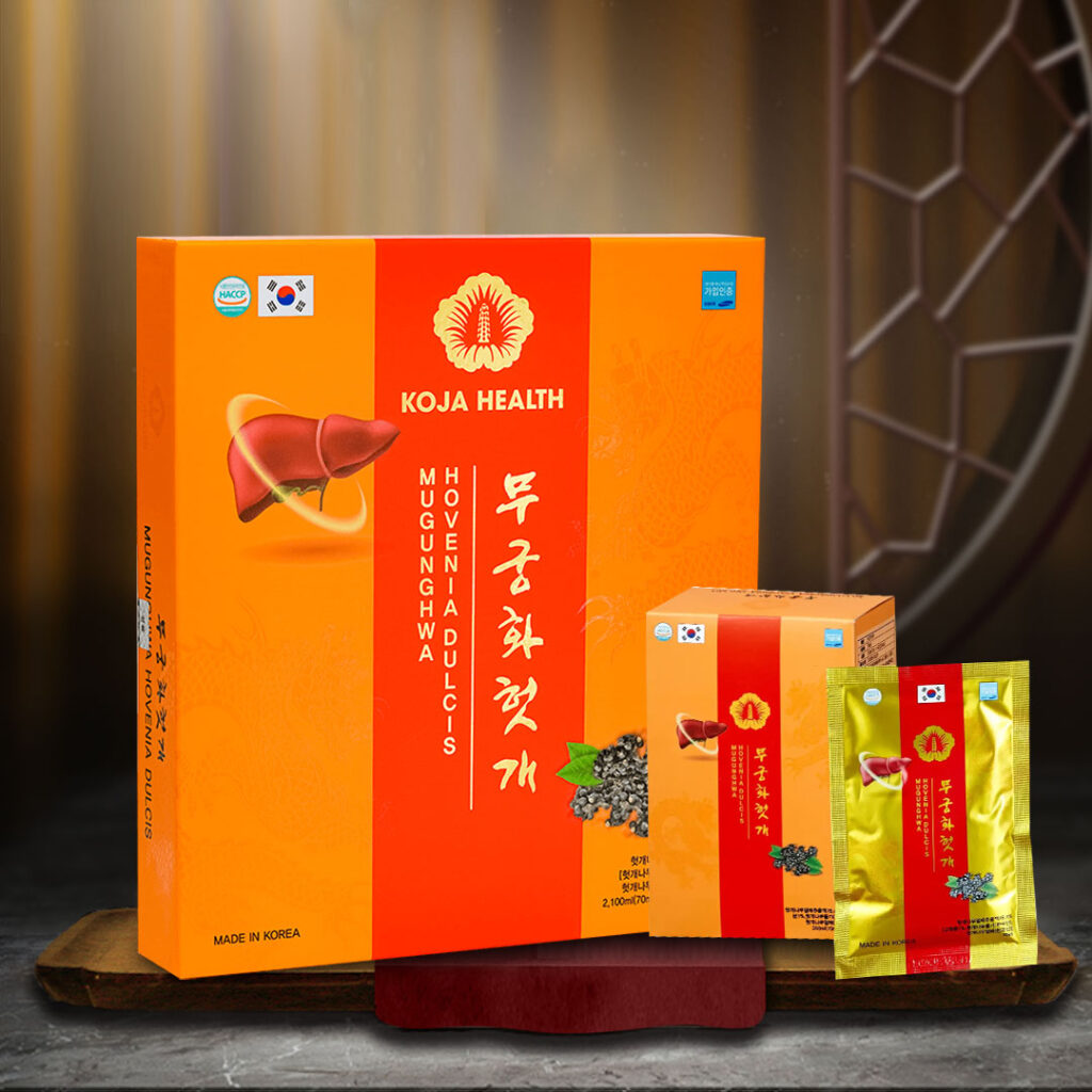 Nước Uống Bổ Gan Mugunghwa Hovenia Hàn Quốc Hộp 30 gói x 70ml