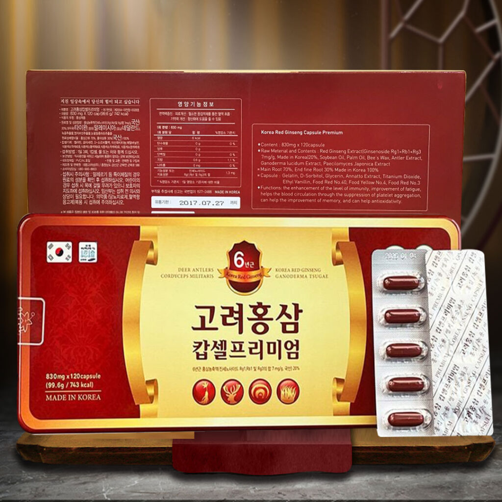 Viên Đạm Hồng Sâm Daedong Hàn Quốc Hộp 120 Viên