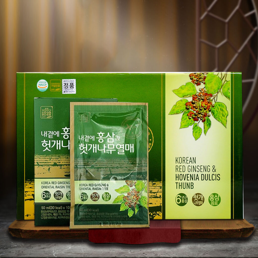 Nước Hồng Sâm Bổ Gan Daedong Hàn quốc Hộp 30 Gói x 50 ml